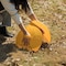 Gardenised Decorative Pair of Leaf Scoops, Hand Rakes for Lawn and Garden Cleanup, Yellow QI003286.YL - alternate 4